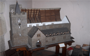 The Model of Guilsfield Church prior to the Victorian restoration