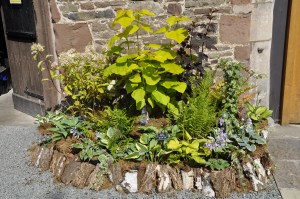 A display outside the Porch Entrance