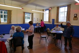 Customers at the Forget-me-not Cafe on 28th Jan